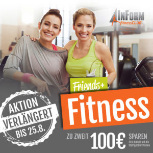 Friends & Fitness – noch bis 28. August!